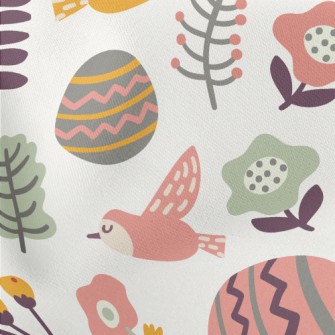 Easter Garden Eggs Stretch Ponte