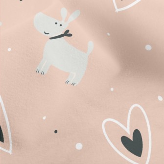 Empty Love Little Grey Dog Micro Fleece