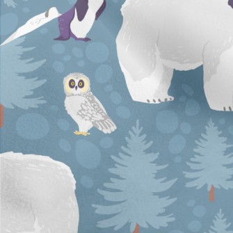 Polar Bear Penguin Owl Micro Fleece