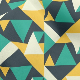 Irregular Triangle Geometry Micro Fleece