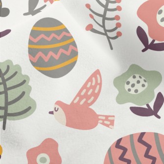 Easter Garden Eggs Micro Fleece