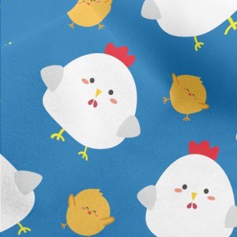 Silly Cock And Chicken Micro Fleece