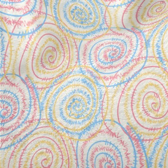 Spiked Swirl Pattern Minky