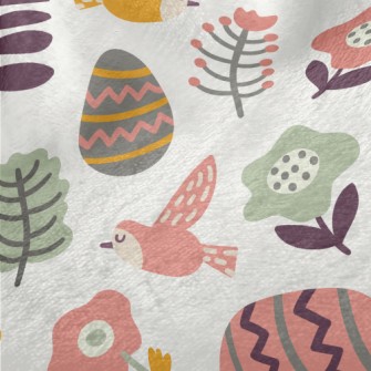 Easter Garden Eggs Minky