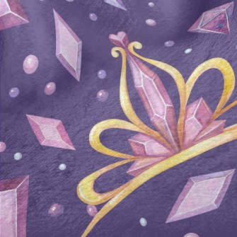 3D Crystal Crown Minky