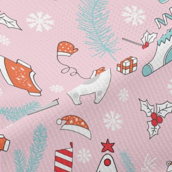 Cute Scarf Polar Bear Piqué