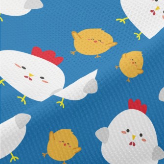 Silly Cock And Chicken Piqué