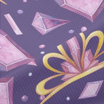 3D Crystal Crown Piqué