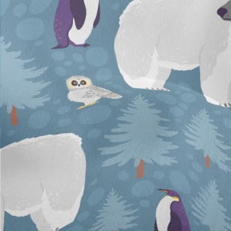 Polar Bear Penguin Owl Lightweight Performance Linen
