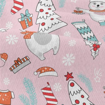 Cute Scarf Polar Bear Modern Jersey