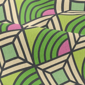 Square Curved Lines Modern Jersey