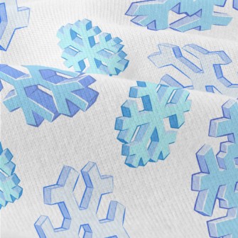 Realistic 3D Snowflakes Modern Jersey
