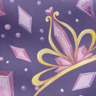 3D Crystal Crown Jersey Backed Fleece