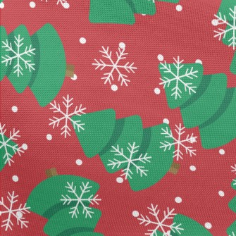 Snowflakes Flying Fat Christma Pongee