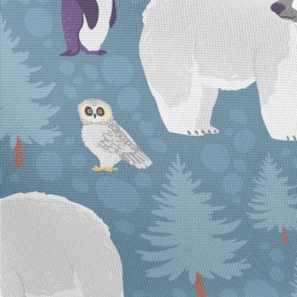 Polar Bear Penguin Owl Pongee