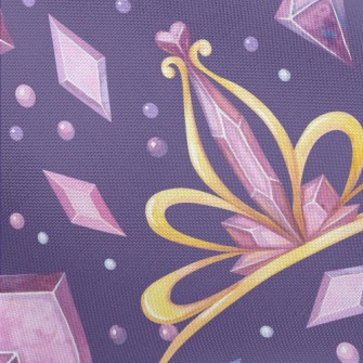 3D Crystal Crown Pongee