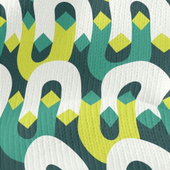 Smooth Curved Folds Stretch Jersey