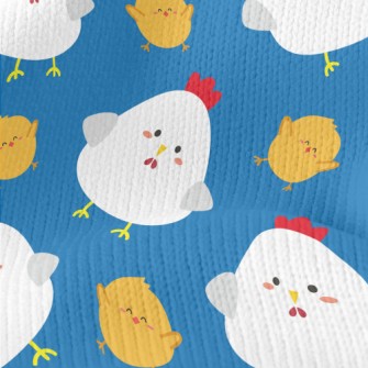 Silly Cock And Chicken Stretch Jersey