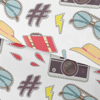 Hat, Sunglasses, Suitcase Waterproof Oxford