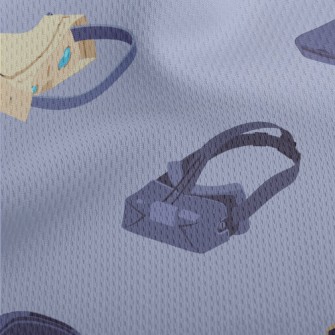 High-tech VR Technology Athletic Mesh Flat Back