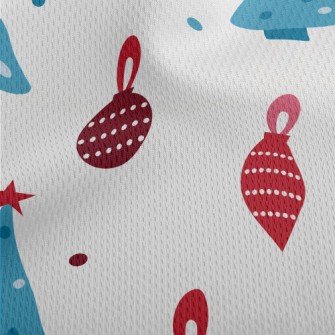 Christmas Tree Decoration Athletic Mesh Flat Back