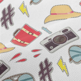 Hat, Sunglasses, Suitcase Performance Linen