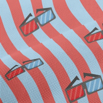 Two-color 3D Eyes Performance Linen