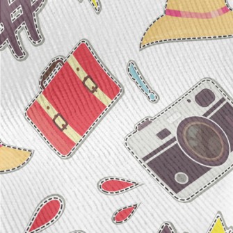 Hat, Sunglasses, Suitcase Standard Corduroy