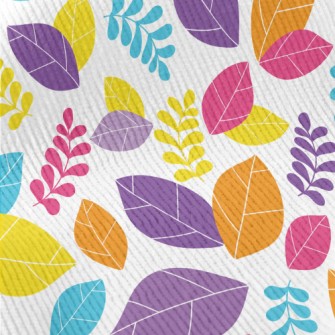 Bright Colorful Fallen Leaves Standard Corduroy