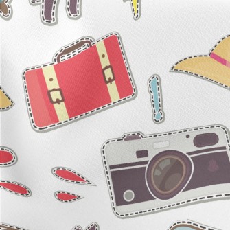 Hat, Sunglasses, Suitcase Stretch Ponte