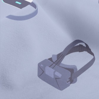 High-tech VR Technology Micro Fleece