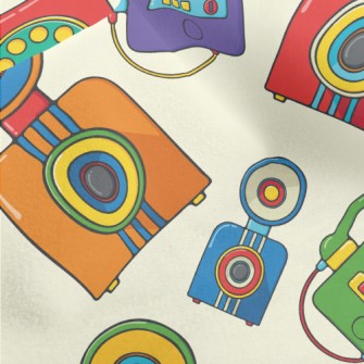 Retro Phone Camera Micro Fleece
