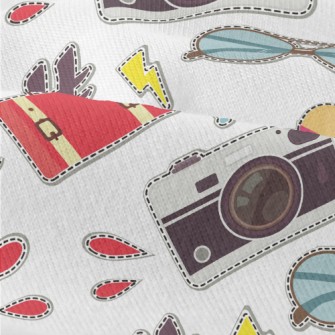 Hat, Sunglasses, Suitcase Modern Jersey