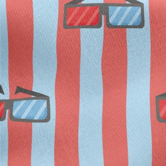 Two-color 3D Eyes Jersey Backed Fleece