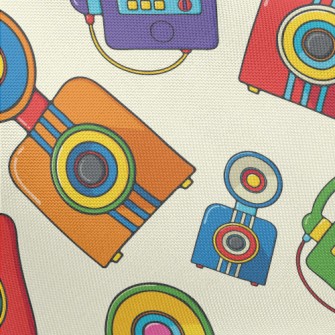 Retro Phone Camera Pongee