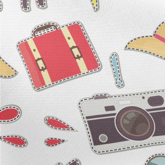 Hat, Sunglasses, Suitcase Pongee