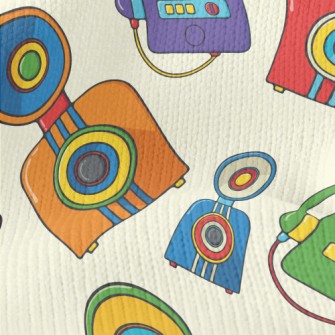 Retro Phone Camera Stretch Jersey