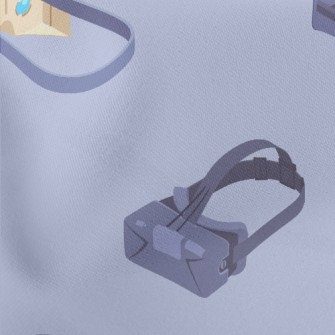 High-tech VR Technology Lightweight Cotton Poplin
