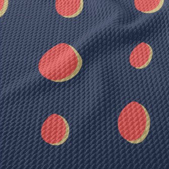 Colorful Egg Silhouette Birdseye Piqué