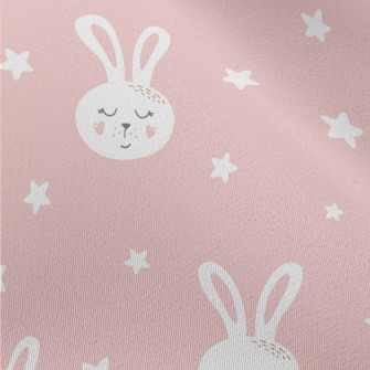 Starry Sky And Sleeping Bunny Chiffon