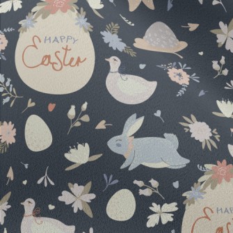Elegant Easter Illustration Chiffon