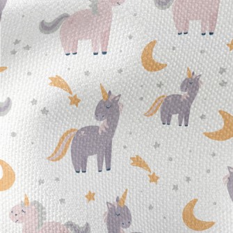 Unicorn And Starry Sky Waterproof Canvas