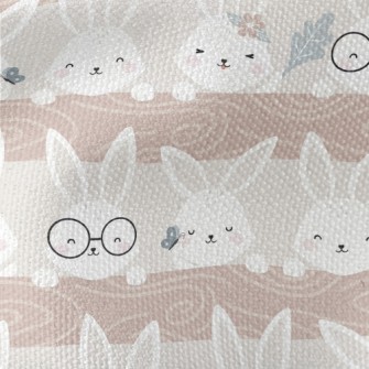 Lively Rabbit Party Waterproof Canvas