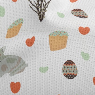 Classic Easter Elements Athletic Mesh Flat Back