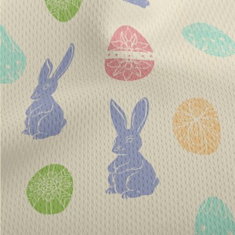 Exquisite Easter Eggs Athletic Mesh Flat Back
