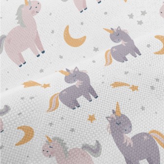 Unicorn And Starry Sky Performance Linen
