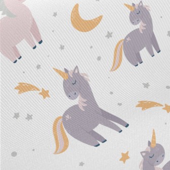 Unicorn And Starry Sky Twill