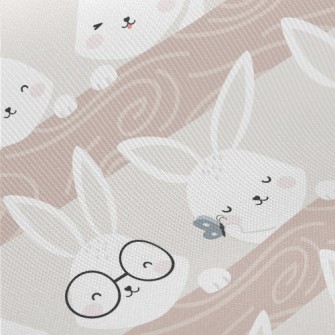Lively Rabbit Party Twill
