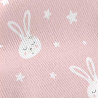 Starry Sky And Sleeping Bunny Standard Corduroy