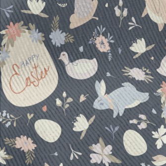 Elegant Easter Illustration Standard Corduroy
